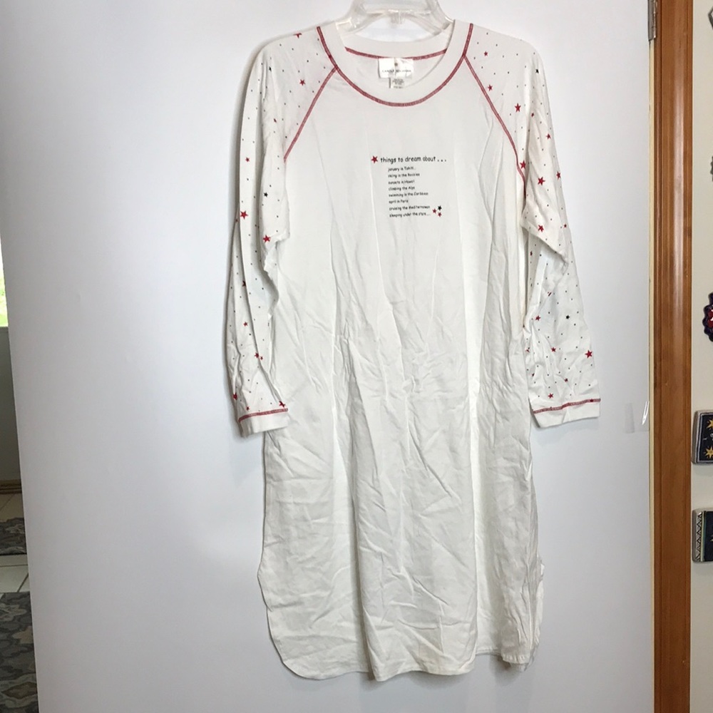 Carole Hochman Night shirt Pajamas Large L